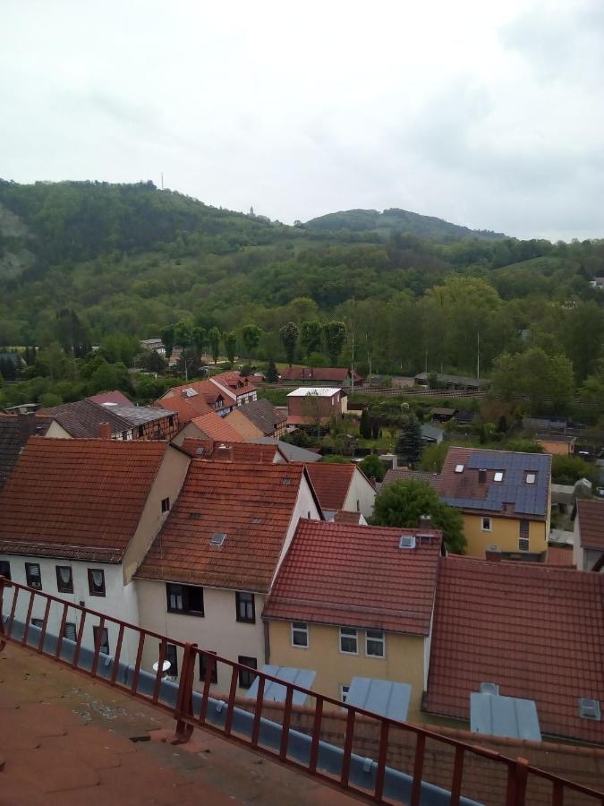 Kleine Ferienwohnung Am Kahlaer Markt Kahla  Exteriör bild